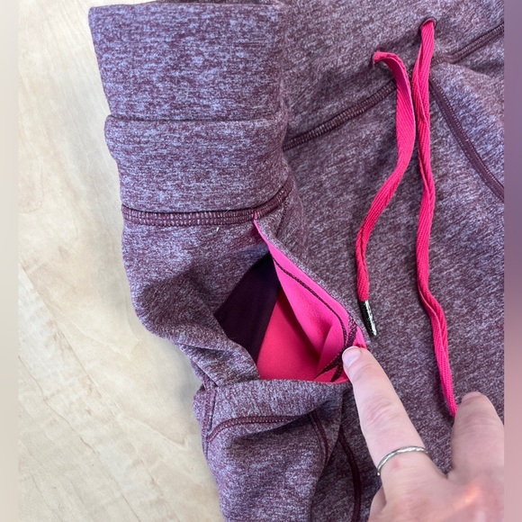 Lululemon Base Runner Pant III Fleece Lined Sz 12 - Picture 7 of 9